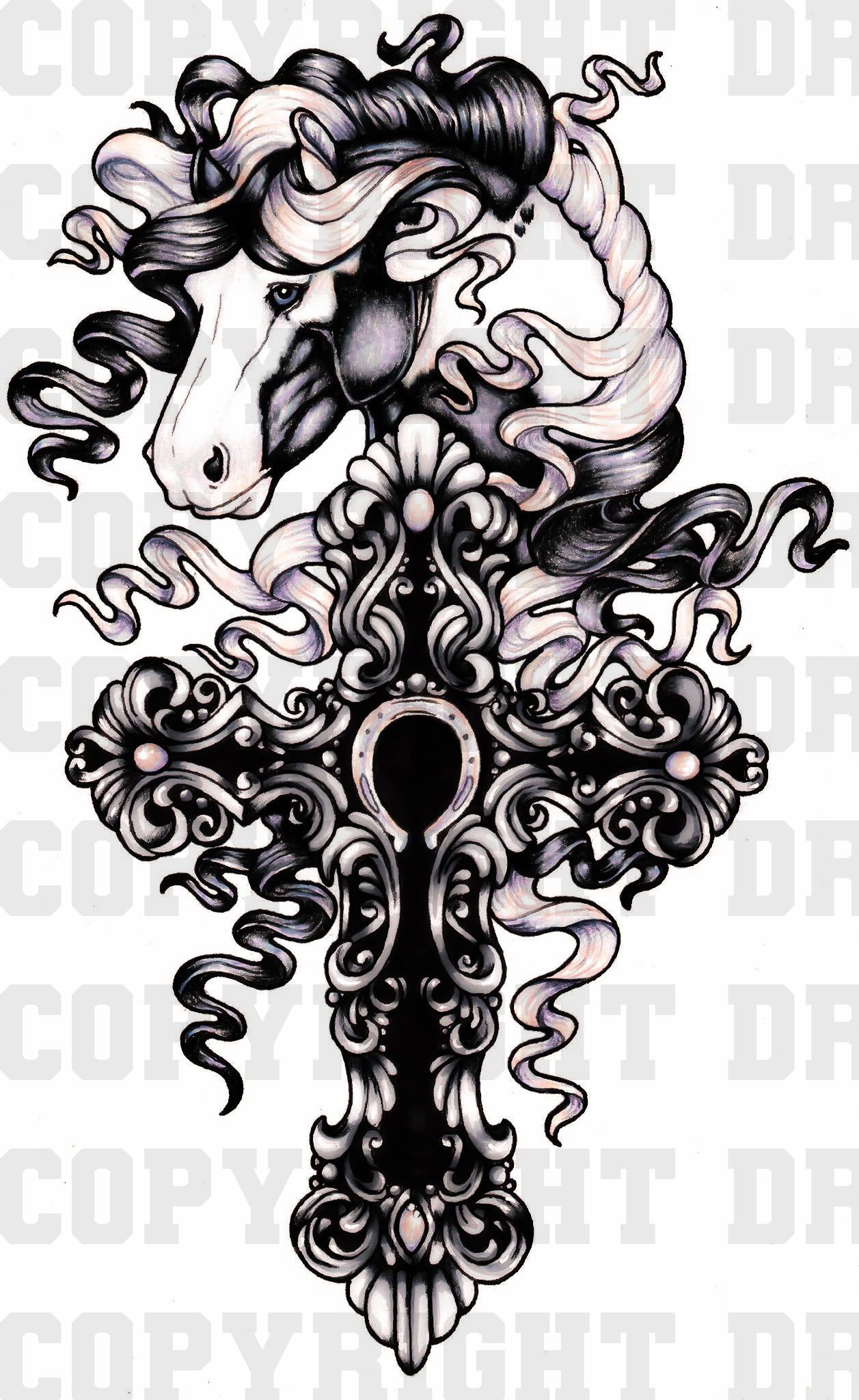 Horse Cross T-shirt