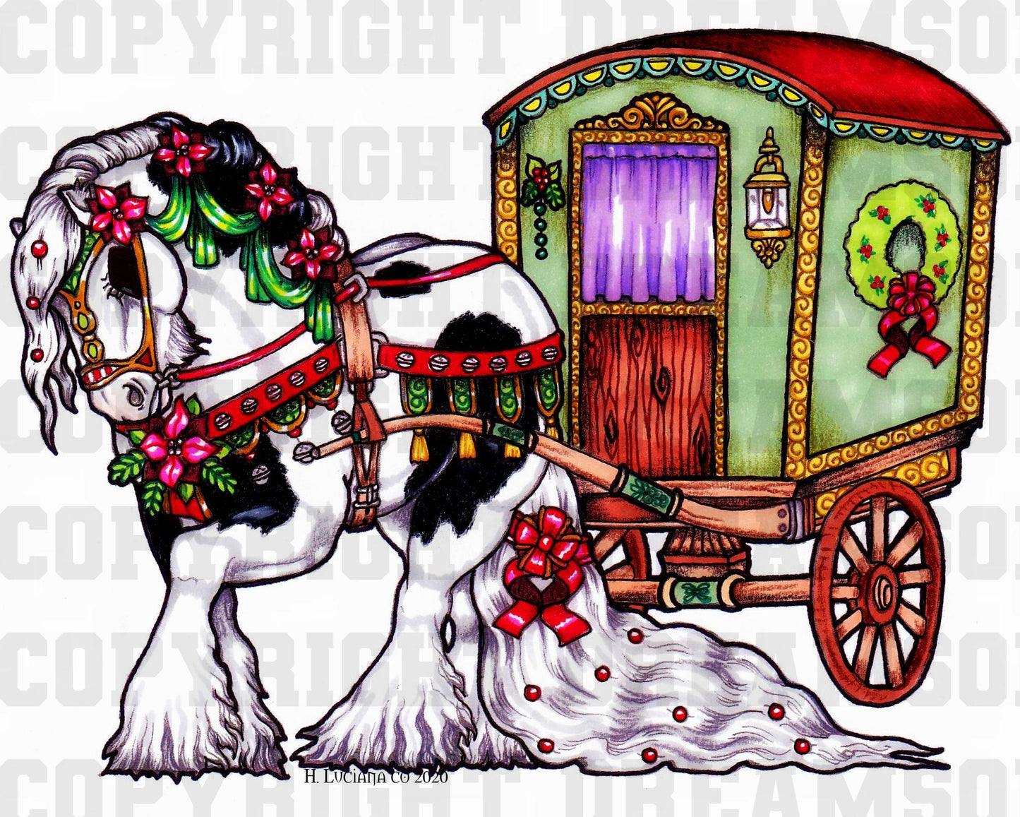 Caravan Christmas T-shirt