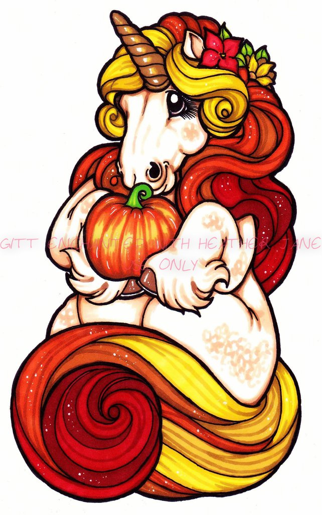 Unicorn Pumpkin T Shirt