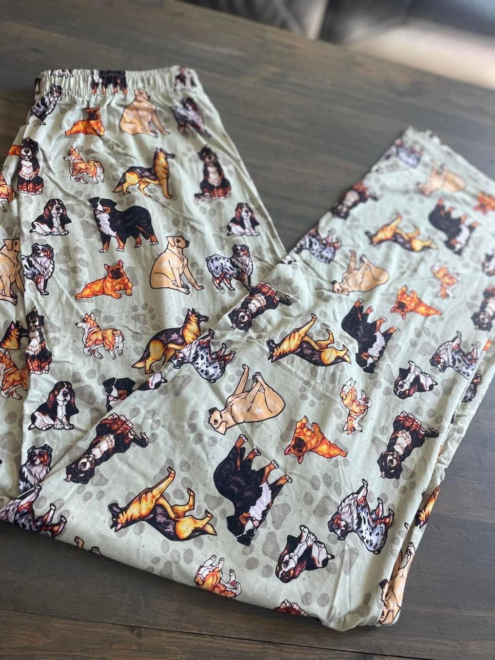Unisex Dog Bamboo Pajama Bottoms