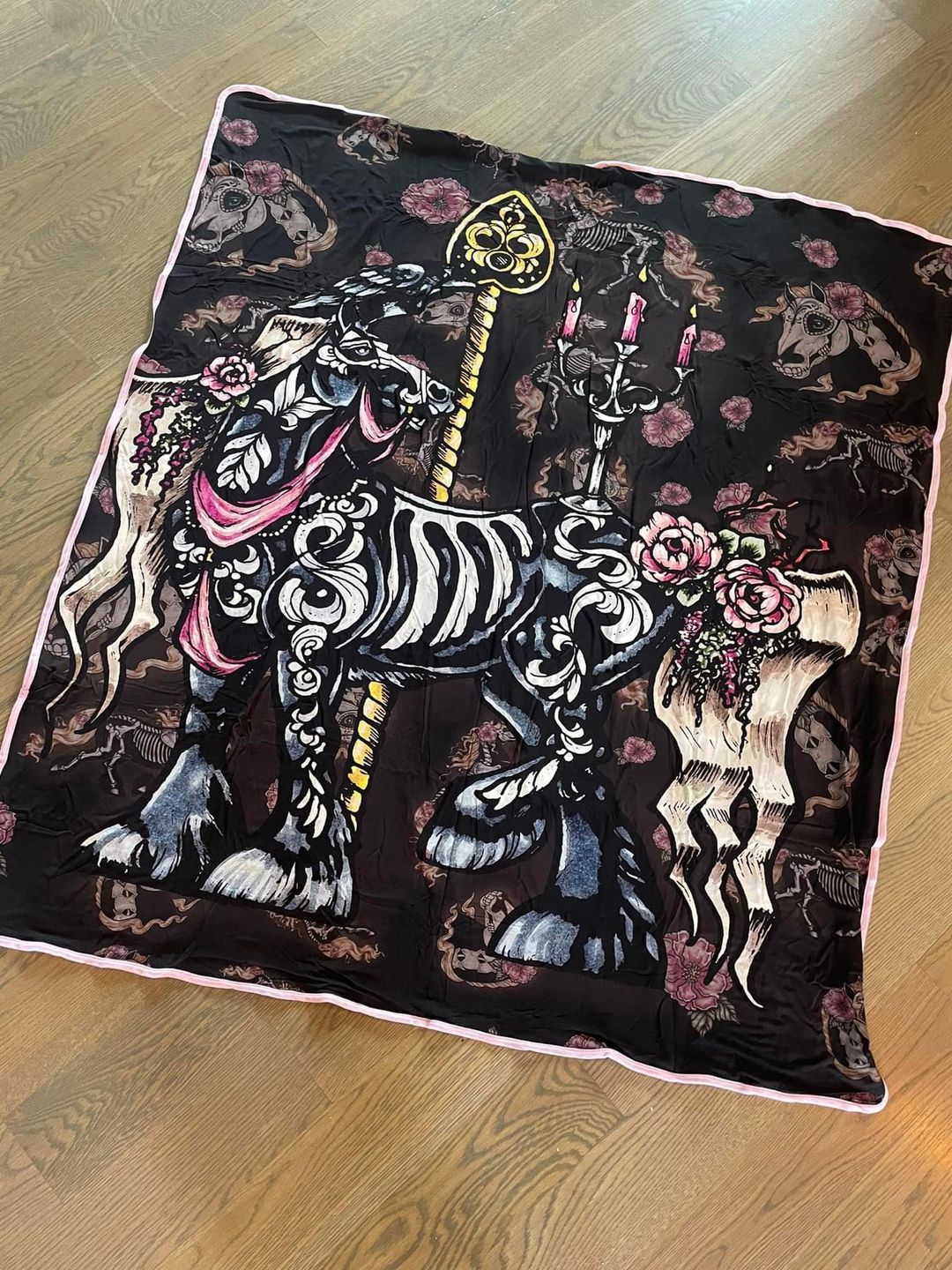 Gypsy Skull Bamboo Blanket