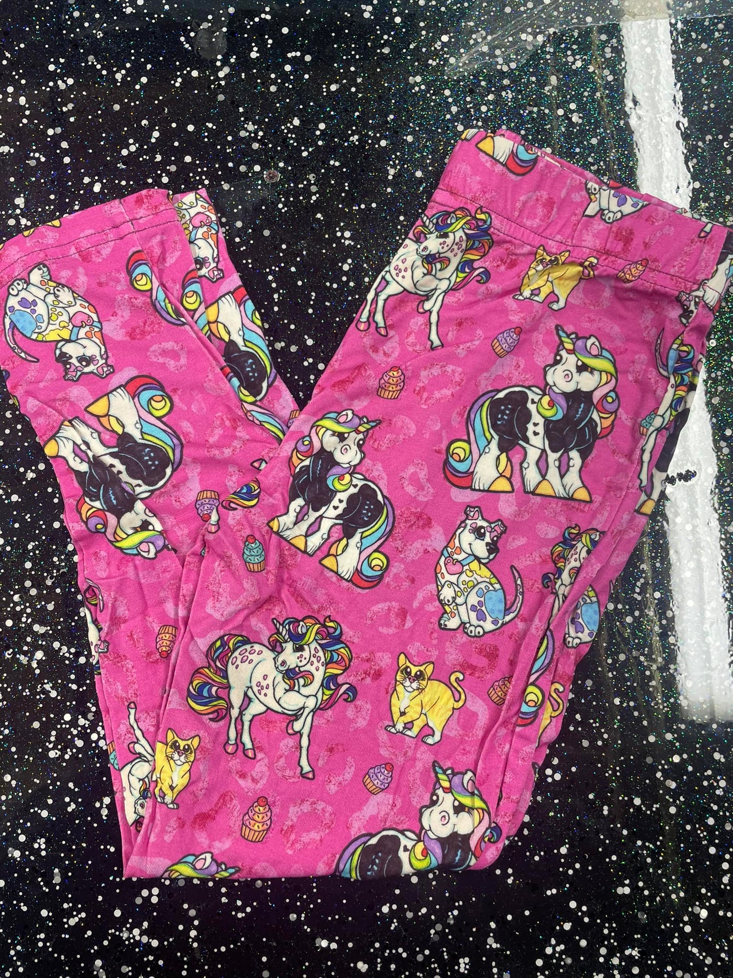 YOUTH Rainbow Animal Bamboo Pajama Bottoms