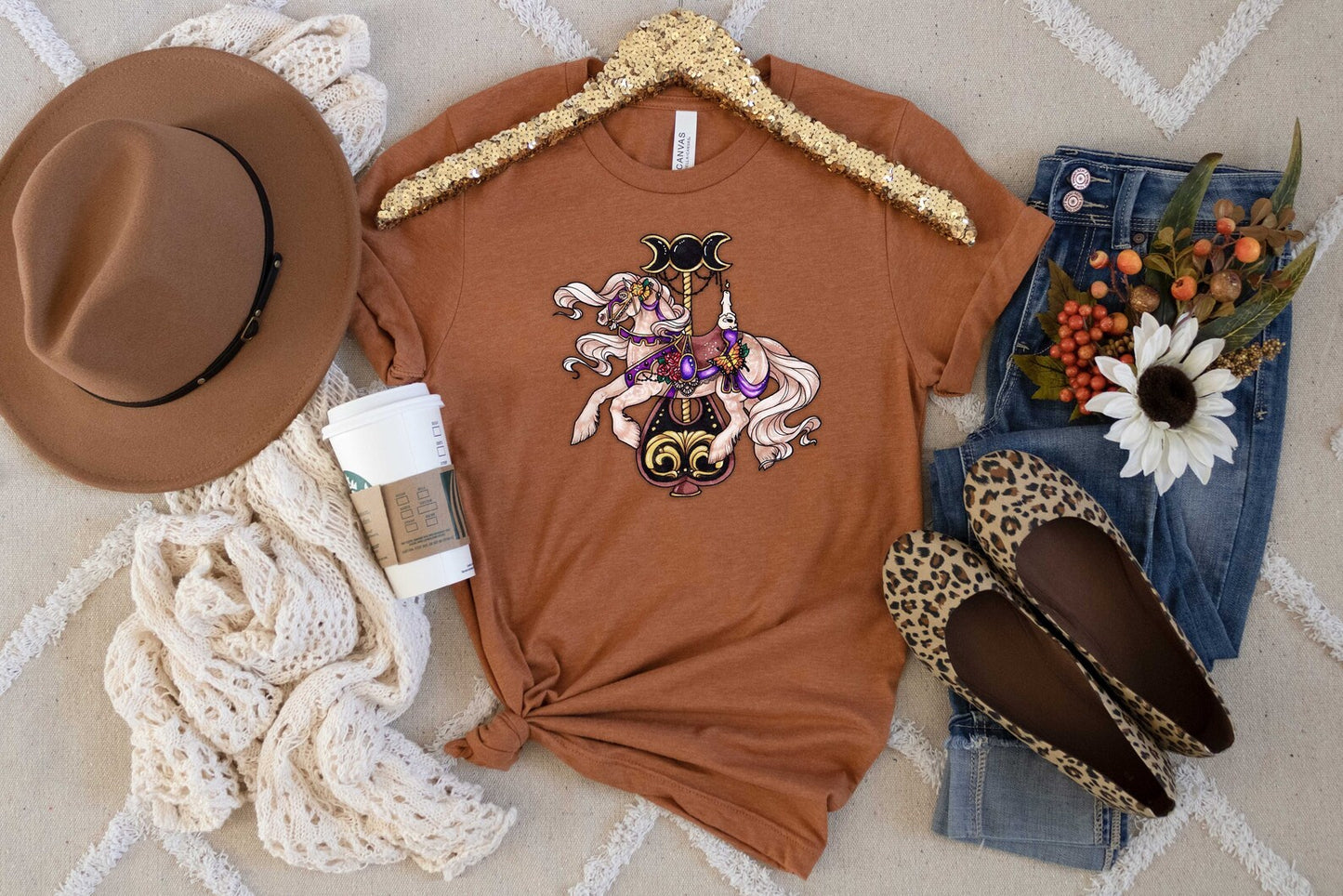 Haunted Carousel T Shirt